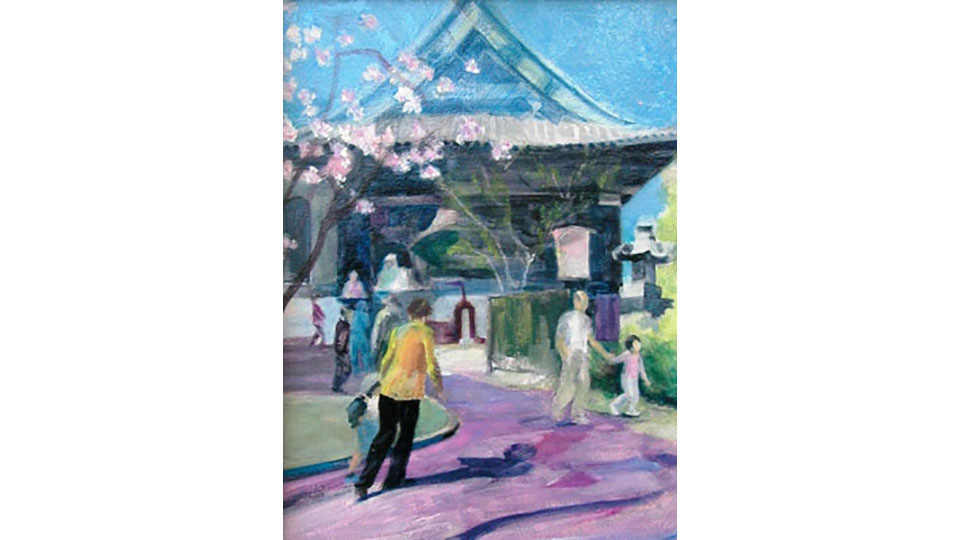 Temple, Ueno Park - sold